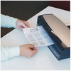 A Picture of product FEL-5245801 Fellowes® SuperQuick™ Thermal Laminating Pouches 3 mil, 9" x 11.5", Gloss Clear, 100/Pack