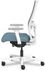 A Picture of product HON-I2MM2AFH21WX HON® Ignition® 2.0 4-Way Stretch Mid-Back Mesh Task Chair White Lumbar Support, Carolina/Fog/White, Ships in 7-10 Business Days