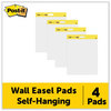 A Picture of product MMM-566 Post-it® Easel Pads Super Sticky Self-Stick Wall Pad Unruled, 20 x 23, White, Sheets/Pad, 2 Pads/Pack, Packs/Carton