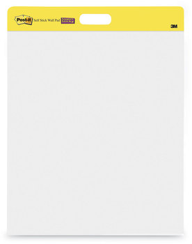 Post-it® Easel Pads Super Sticky Self-Stick Wall Pad Unruled, 20 x 23, White, Sheets/Pad, 2 Pads/Pack, Packs/Carton