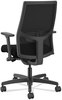 A Picture of product HON-I2MM2AMC10BT HON® Ignition® 2.0 4-Way Stretch Mid-Back Mesh Task Chair Adjustable Lumbar Support, Black Seat/Back, Base