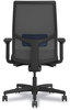 A Picture of product HON-I2MM2AMC10ET HON® Ignition® 2.0 4-Way Stretch Mid-Back Mesh Task Chair Navy Blue Adjustable Lumbar Support, Black, Ships in 7-10 Business Days