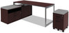 A Picture of product ALE-LSTB30GR Alera® Open Office Desk Series Adjustable O-Leg Base 47.25 to 70.78w x 29.5d 28.5h, Silver