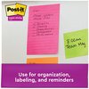 A Picture of product MMM-5845SSUC Post-it® Notes Super Sticky Pads in Energy Boost Colors Collection Note Ruled, 5" x 8", 45 Sheets/Pad, 4 Pads/Pack