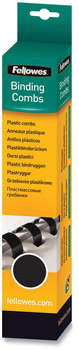 Fellowes® Plastic Comb Bindings 5/16" Diameter, 40 Sheet Capacity, White, 100/Pack