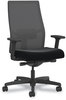 A Picture of product HON-I2MM2AMC10MT HON® Ignition® 2.0 4-Way Stretch Mid-Back Mesh Task Chair Orange Adjustable Lumbar Support, Black, Ships in 7-10 Business Days