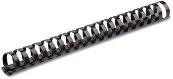 Fellowes® Plastic Comb Bindings 3/4" Diameter, 150 Sheet Capacity, Black, 25/Pack