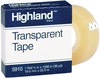 A Picture of product MMM-5910341296 Highland™ Transparent Tape 1" Core, 0.75" x 36 yds, Clear