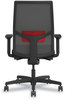 A Picture of product HON-I2MM2AMC10YT HON® Ignition® 2.0 4-Way Stretch Mid-Back Mesh Task Chair Red Adjustable Lumbar Support, Black, Ships in 7-10 Business Days