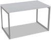 A Picture of product ALE-LSTB30GR Alera® Open Office Desk Series Adjustable O-Leg Base 47.25 to 70.78w x 29.5d 28.5h, Silver