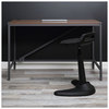 A Picture of product ALE-LTD4824WA Alera® Industrial Series Table Desk 47.25" x 23.63" 29.5", Modern Walnut