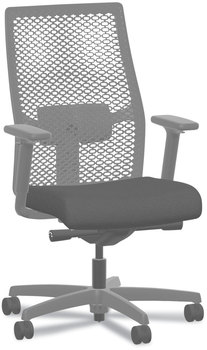 HON® Ignition® 2.0 ReActiv Mid-Back Task Chair Reactiv 17.25" to 21.75" Seat Height, Black Fabric Back, Ships in 7-10 Bus Days