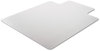 A Picture of product ALE-MAT4553CF Alera® Studded Chair Mat for Flat Pile Carpet Occasional Use 45 x 53, Wide Lipped, Clear