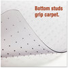 A Picture of product ALE-MAT4553CLPL Alera® Studded Chair Mat for Low Pile Carpet Moderate Use 45 x 53, Wide Lipped, Clear