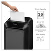 A Picture of product FEL-5501601 Fellowes® Powershred® LX180 16-Sheet Cross-Cut Shredder 16 Manual Sheet Capacity