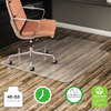 A Picture of product ALE-MAT4553HFL Alera® Non-Studded Chair Mat for Hard Floor All Day Use Floors, 45 x 53, Wide Lipped, Clear