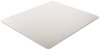 A Picture of product ALE-MAT4660CF Alera® Studded Chair Mat for Flat Pile Carpet Occasional Use 46 x 60, Rectangular, Clear