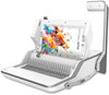 A Picture of product FEL-5603001 Fellowes® Lyra™ 3-in-1 Binding Center 300 Sheets, 16.63 x 15.62 6.03, White/Gray