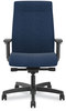 A Picture of product HON-I2U2AHAX13TK HON® Ignition® 2.0 Upholstered Mid-Back Task Chair 17" to 21.5" Seat Height, Navy Fabric Seat/Back, Ships in 7-10 Business Days