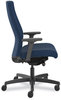 A Picture of product HON-I2U2AHAX13TK HON® Ignition® 2.0 Upholstered Mid-Back Task Chair 17" to 21.5" Seat Height, Navy Fabric Seat/Back, Ships in 7-10 Business Days