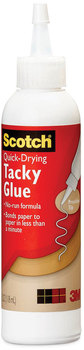 Scotch® Quick-Drying Tacky Glue 4 oz, Dries Clear