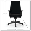 A Picture of product HON-I2U2AHCU10TK HON® Ignition® 2.0 Upholstered Mid-Back Task Chair 17" to 21.5" Seat Height, Black Fabric Seat/Back, Ships in 7-10 Business Days