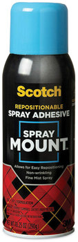 Scotch® Spray Mount™ Repositionable Adhesive 10.25 oz, Dries Clear