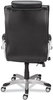 A Picture of product ALE-MR41B19 Alera® Maurits Highback Chair Supports Up to 275 lb, Black Seat/Back, Chrome Base