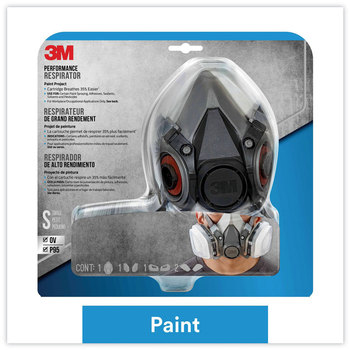 3M™ Half Facepiece Paint Spray/Pesticide Respirator Small