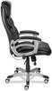 A Picture of product ALE-MR41B19 Alera® Maurits Highback Chair Supports Up to 275 lb, Black Seat/Back, Chrome Base