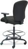 A Picture of product ALE-MT4610 Alera® Mota Series Big and Tall Stool Supports Up to 450 lb, 28.74" 32.67" Seat Height, Black