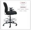A Picture of product ALE-MT4610 Alera® Mota Series Big and Tall Stool Supports Up to 450 lb, 28.74" 32.67" Seat Height, Black