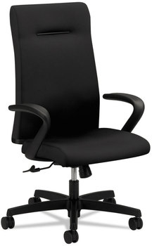 HON® Ignition® Series Executive High-Back Chair Supports Up to 300 lb, 17" 21" Seat Height, Black