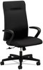 A Picture of product HON-IE102CU10 HON® Ignition® Series Executive High-Back Chair Supports Up to 300 lb, 17" 21" Seat Height, Black