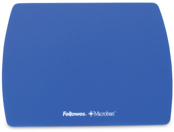 Fellowes® Ultra Thin Mouse Pad with Microban® Protection, 9 x 7, Sapphire Blue