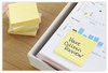 A Picture of product MMM-6306 Post-it® Notes Original Pads in Canary Yellow Note Ruled, 3" x 100 Sheets/Pad, 6 Pads/Pack