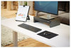 A Picture of product FEL-5908101 Fellowes® Ultra Thin Mouse Pad with Microban® Protection, 9 x 7, Black