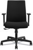 A Picture of product HON-IT105CU10 HON® Ignition® Series Fabric Low-Back Task Chair Supports Up to 300 lb, 17" 21.5" Seat Height, Black