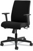 A Picture of product HON-IT105CU10 HON® Ignition® Series Fabric Low-Back Task Chair Supports Up to 300 lb, 17" 21.5" Seat Height, Black