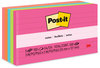 A Picture of product MMM-6355AN Post-it® Notes Original Pads in Poptimistic Colors Collection Note Ruled, 3" x 5", 100 Sheets/Pad, 5 Pads/Pack