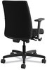 A Picture of product HON-IT105CU10 HON® Ignition® Series Fabric Low-Back Task Chair Supports Up to 300 lb, 17" 21.5" Seat Height, Black