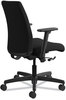 A Picture of product HON-IT105CU10 HON® Ignition® Series Fabric Low-Back Task Chair Supports Up to 300 lb, 17" 21.5" Seat Height, Black