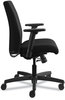 A Picture of product HON-IT105CU10 HON® Ignition® Series Fabric Low-Back Task Chair Supports Up to 300 lb, 17" 21.5" Seat Height, Black