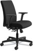 A Picture of product HON-IT105CU10 HON® Ignition® Series Fabric Low-Back Task Chair Supports Up to 300 lb, 17" 21.5" Seat Height, Black