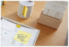 A Picture of product MMM-635YW Post-it® Notes Original Pads in Canary Yellow Note Ruled, 3" x 5", 100 Sheets/Pad, 12 Pads/Pack