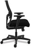 A Picture of product HON-ITLMK1MC10B HON® Ignition® 2.0 4-Way Stretch Low-Back Mesh Task Chair Supports Up to 300 lb, 16.75" 21.25" Seat Height, Black