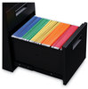 A Picture of product ALE-PABBFBL Alera® File Pedestal Left or Right, 3-Drawers: Box/Box/File, Legal/Letter, Black, 14.96" x 19.29" 27.75"