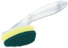 A Picture of product MMM-65012 Scotch-Brite® Soap-Dispensing Dishwand 2.5 x 9.5, Yellow/Green