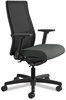 A Picture of product HON-IW103CU19 HON® Ignition® Series Mesh Mid-Back Work Chair Supports Up to 300 lb, 17.5" 22" Seat Height, Iron Ore Black Back/Base