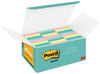 A Picture of product MMM-65324APVAD Post-it® Notes Original Pads Value Pack. 1.38 X 1.88 in. Beachside Cafe Colors Collection. 100 sheets/pad, 24 pads/pack.